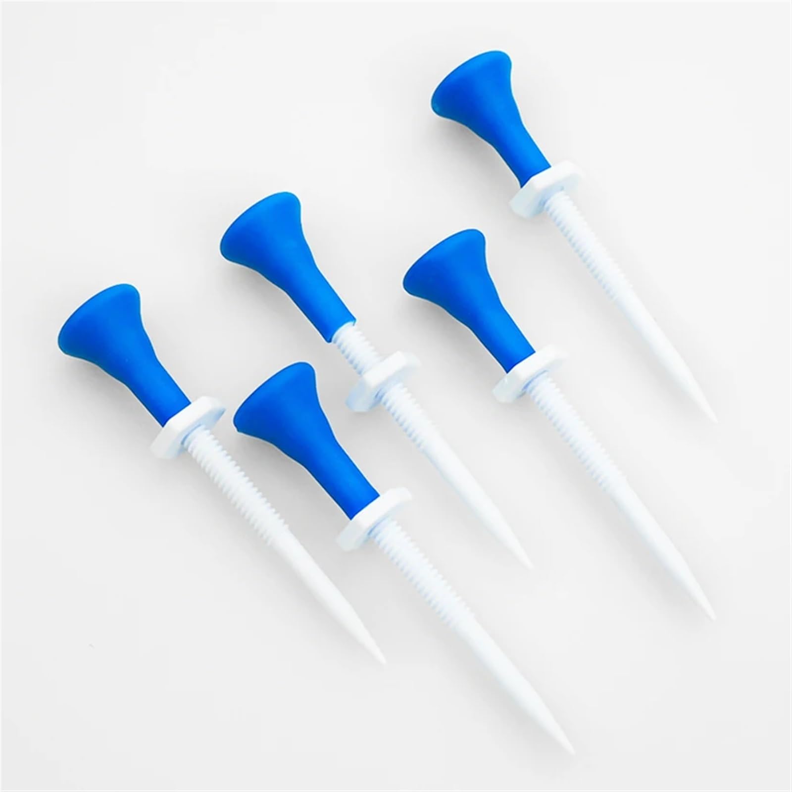 Golf Tee 10 stücke Blau Kunststoff Golf Tees Höhe Kann Eingestellt Werden Golf Kunststoff Tees Golf Zubehör for Golfer FüR Einen Idealen Abschlag