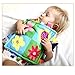 Breathable Infant Taggy Blanket Soft Touch Plush Taggy Blankets Comfortable Security Taggie Present for Bedtime Newborn Baby -Small Flowers