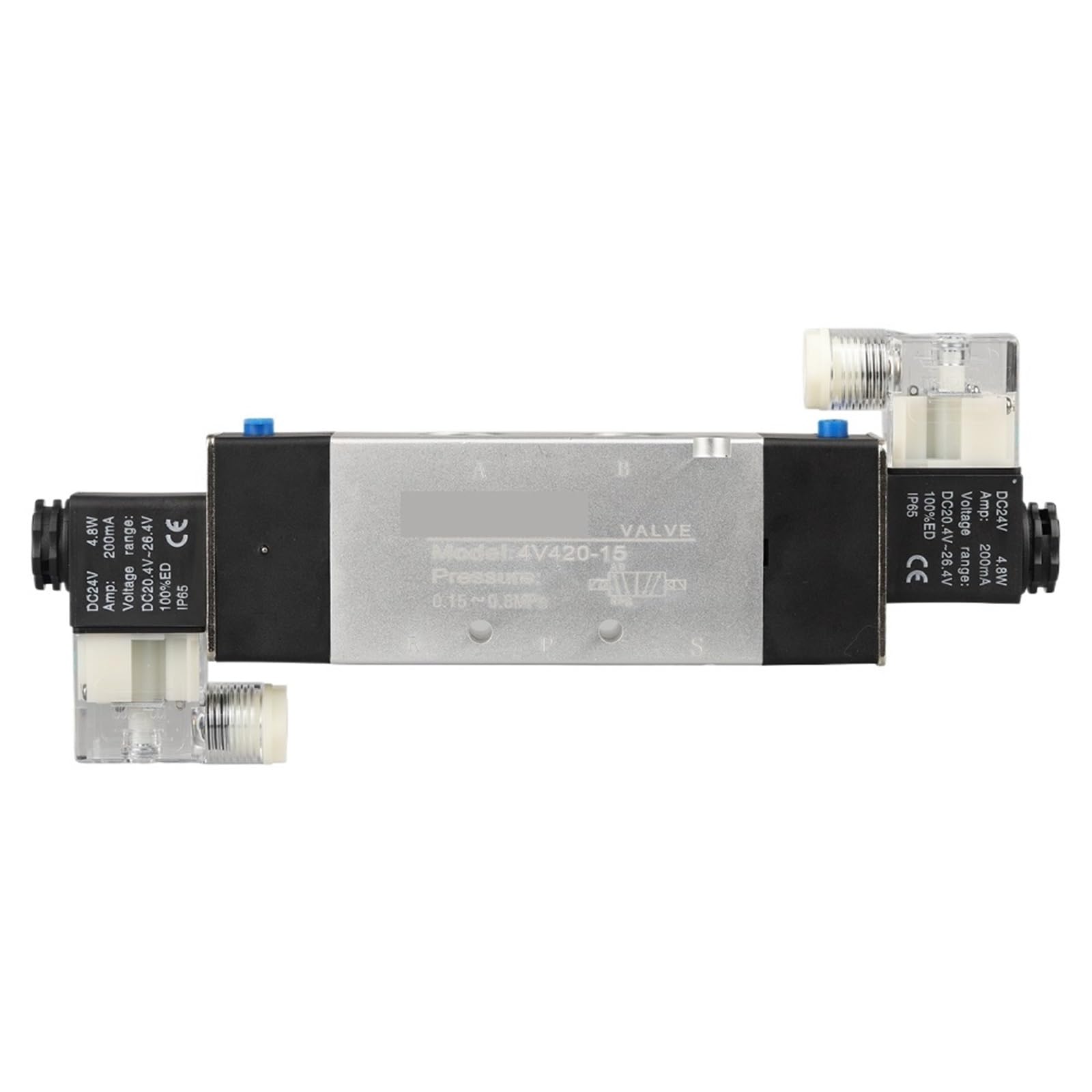 Electroválvula neumática 4V420-15 de 5/2 vías y doble bobina, válvula de control de aire for sistemas de automatización industrial(AC110V)