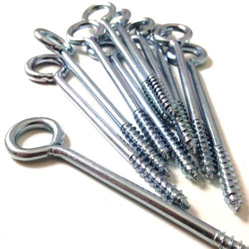 Gripple Folded Eye Steel Vine Screws Zinc Plated For use with Gripple Garden Plant Training Systems 75mm x 30