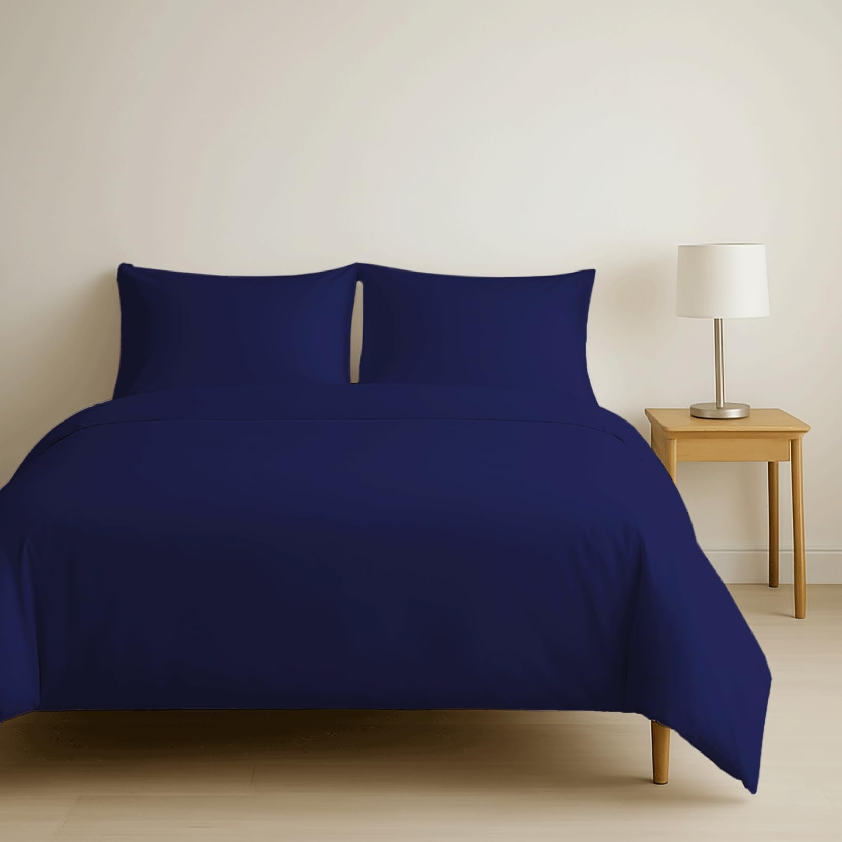 Dreema Novexa Double Duvet Cover Set | 100% Egyptian Cotton 400 Thread Count | 3 Piece Bedding Set with 2 Pillowcases | Luxury Hotel Quality Sateen Weave - Soft & Breathable (200x200cm)