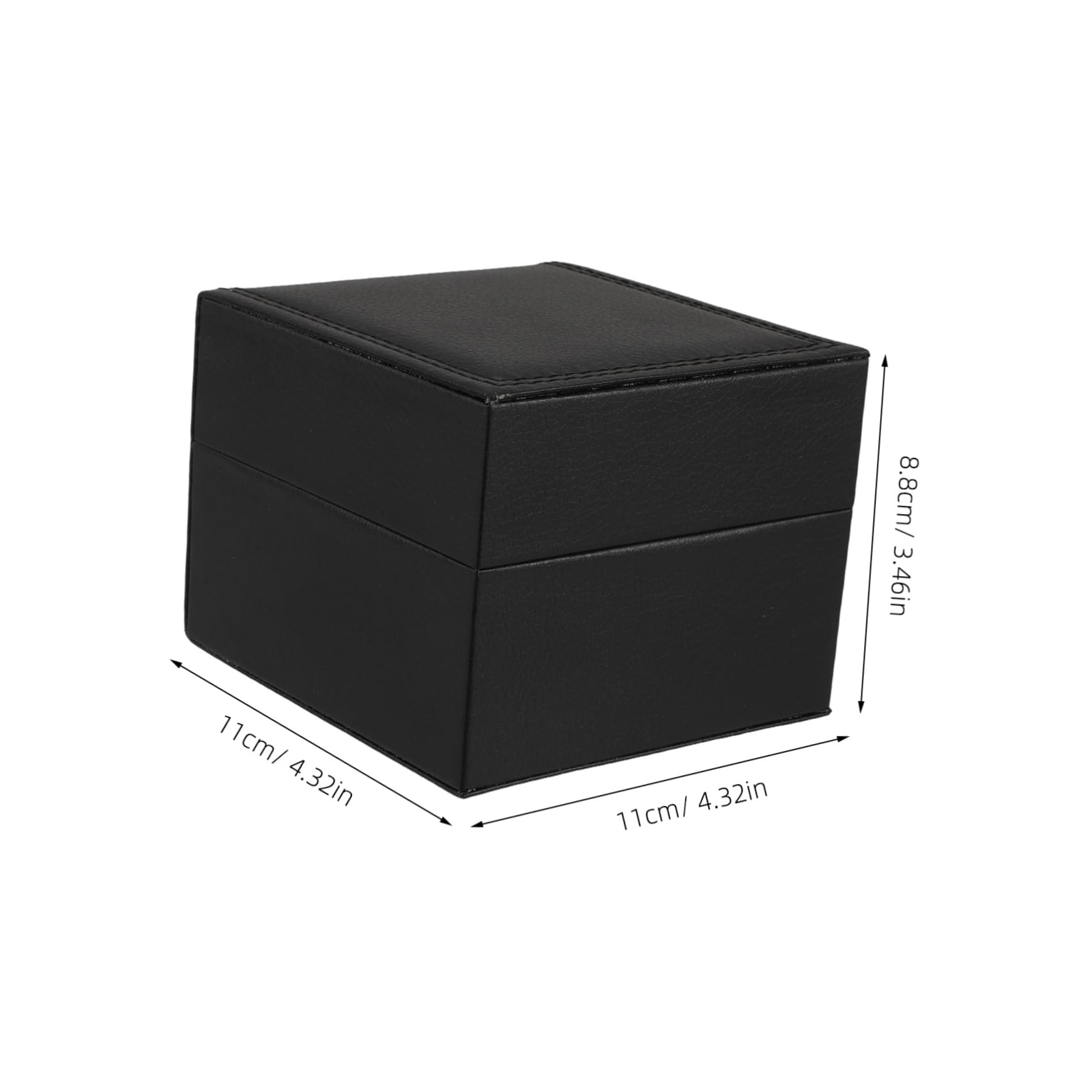 VALICLUD Stylish PU Leather Watch Box for Men Women Versatile Travel Case Organizer for Watches Jewelry Accessories Reliable Craftsmanship Convenient Storage