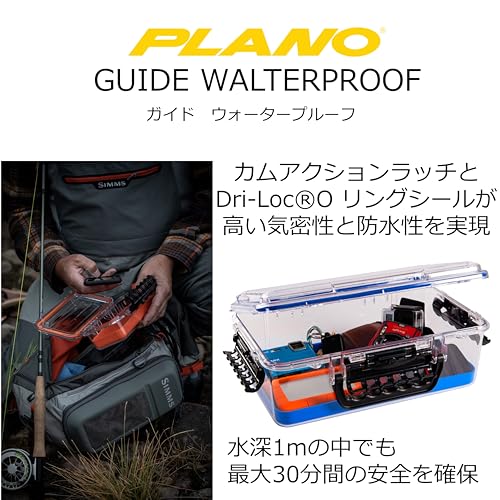 Image of Plano Guide Series 3400 Style Polycarbonate Field Box Red /Clear, One Size (Pack of 6)
