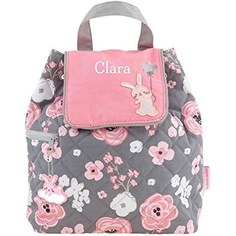 Stephen Joseph Personalised Flower Bunny Backpack Cover