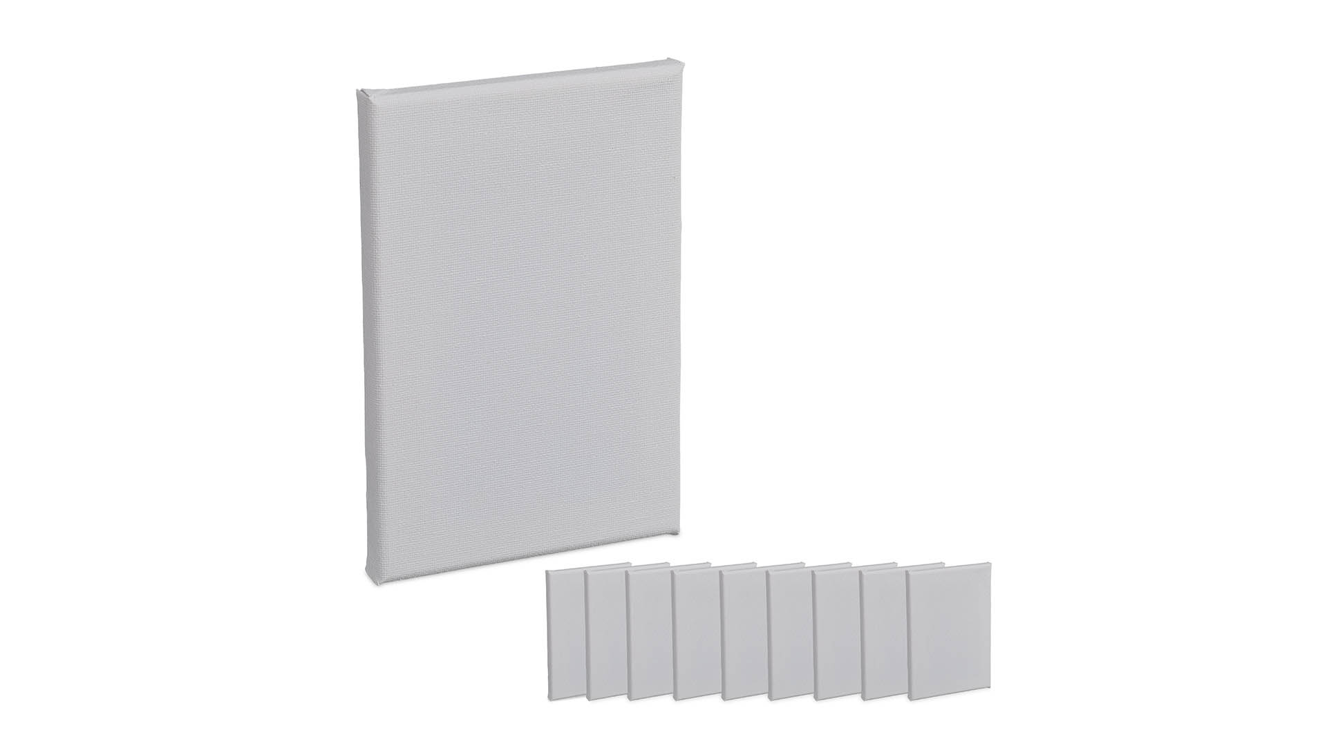 Tela Rettangolare Per Pittura Già Assemblata Con Telaio In Legno Light Wood E Tessuto Policanvas Misura 150 X 100 Cm 87886466