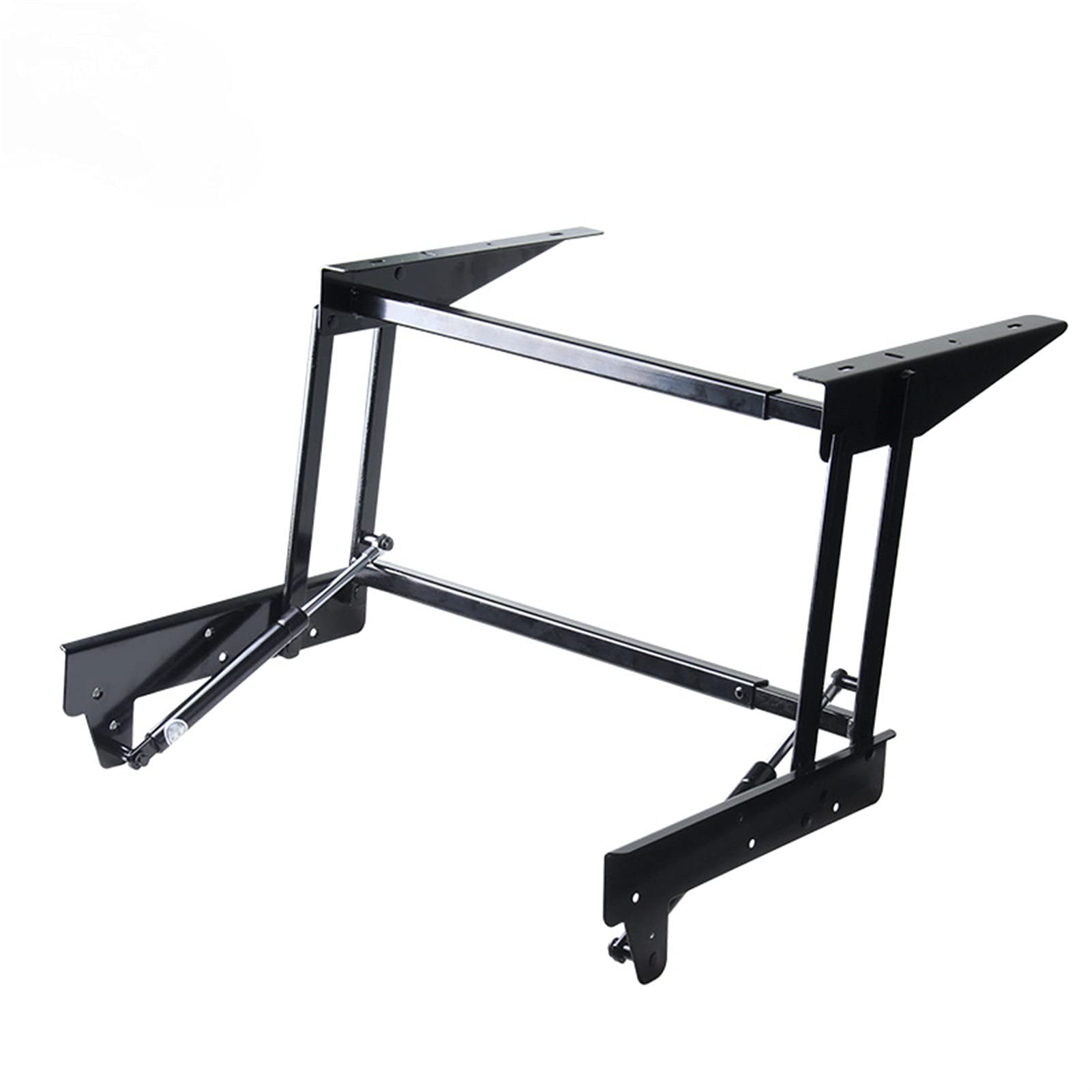 Shundeed Black Stainless Steel Folding Lift Spring Coffee Table Hinges,Functional Furniture Lift Frame Computer Desk Furniture Hardware
