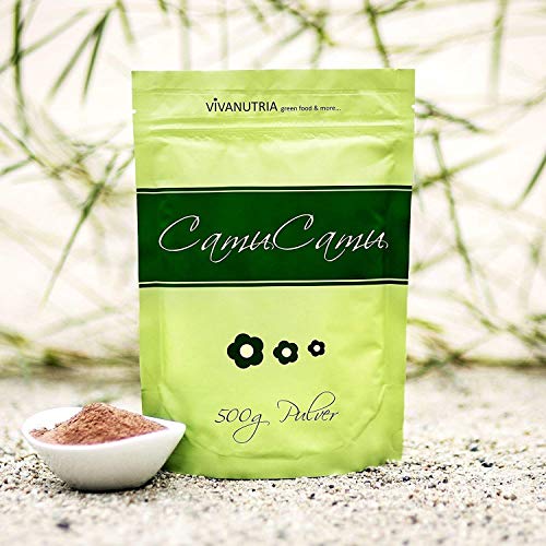 Camu Camu Pulver 500g I Camu Camu Vitamin C Pulver hochdosiert I Camu-Camu als Superfood Pulver für Smoothies Shakes Müslitopping uvm. I
