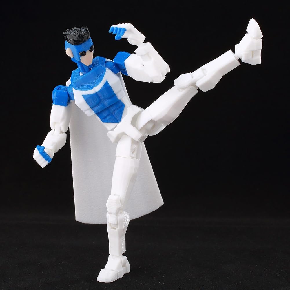 Mark Grayson ruchoma figurka z wieloma przegubami - 3D drukowane wieloprzegubowe figurki Mark Grayson Super Statuetta z wymiennymi akcesoriami Figurka kolekcjonerska 13,5CM