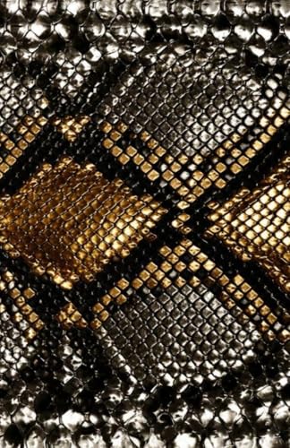  Metallic Snake Skin Inspired Notebook