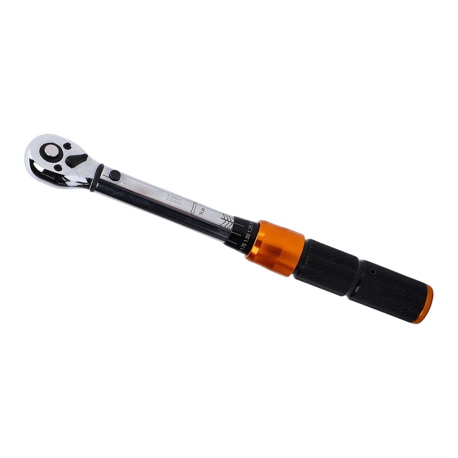 FILFEEL Chiave di Torsione a Cricchetto Bidirezionale – Chiave a 72 Denti da 5° con Scala 5–25 N·m, Struttura in Acciaio, di Prese di Azionamento a Rapido da /4", Include Scatola Protettiva