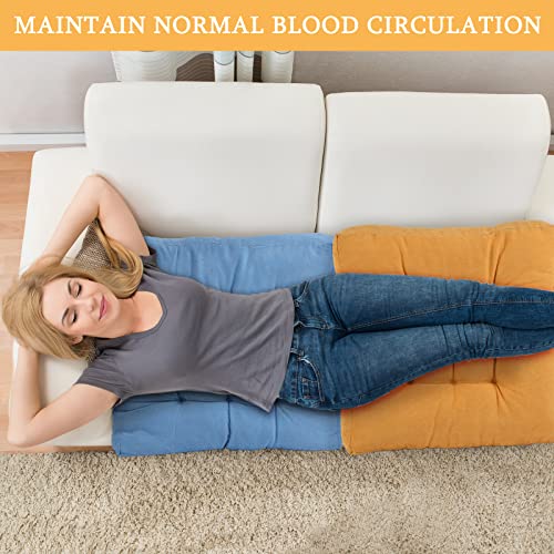 Bucherry 4 Pcs Corduroy Floor Cushion Large Floor Pillow Tufted Square Floor Pillows Meditation Pillows For Sitting On Floor Yoga Pillows For Sitting On Floor For Kids Adults, 22 X 22 Inch, 4 Color #TOP4