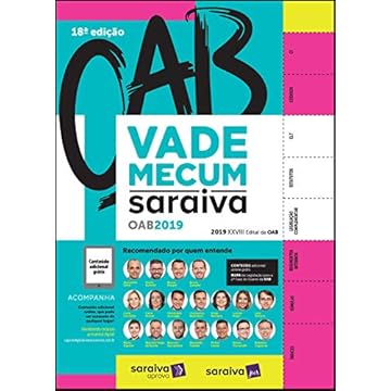 Capa do livro Vade mecum Saraiva OAB - 18ª edição de 2019