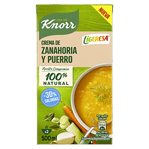 Knorr Crema Ligeresa Zanahoria y Puerro 500ml