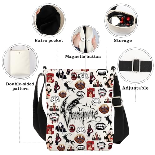 CMNIM V Merchandise Movie Characters Inspired Crossbody Bag Horror TV Series Gifts for Fans Crossbody Bag3