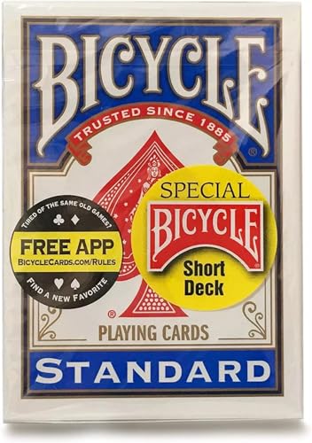 Bicycle Magic Short Deck - Baraja de Truco (Azul)