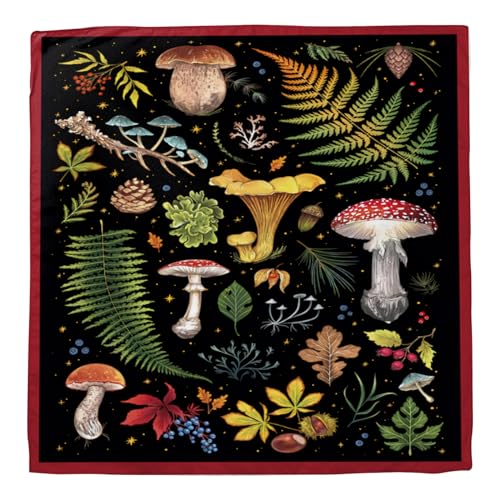 Scarf Silk Feeling Large Square Satin Head Hair Wrap Lightweight Fashion Cute Aesthetic 27.5 Inches for Women Girls