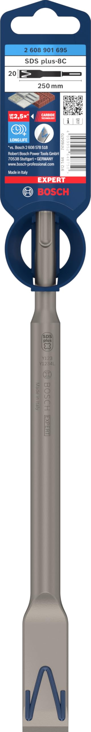 Expert SDS plus-8C Flat Chisel, 20 x 250 mm