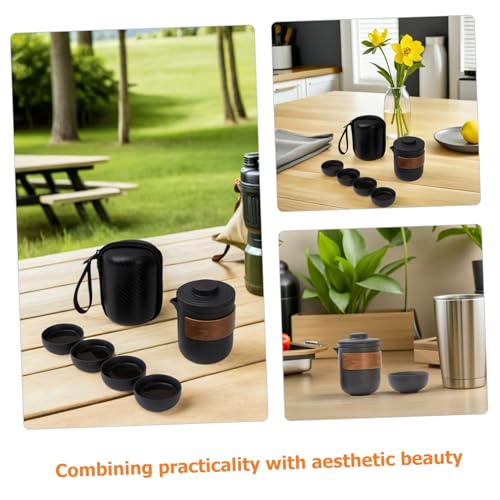 Tetera y tazas portátiles de té chino para solucionar la falta de espacio en tu picnic 4