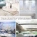 rabbitgoo Window Privacy Film Rainbow Film Decorative Window Sticker, 3D Static Stained Glass Cling Tint for Home Heat Control Non-Adhesive, 23.6 x 78.7 inches