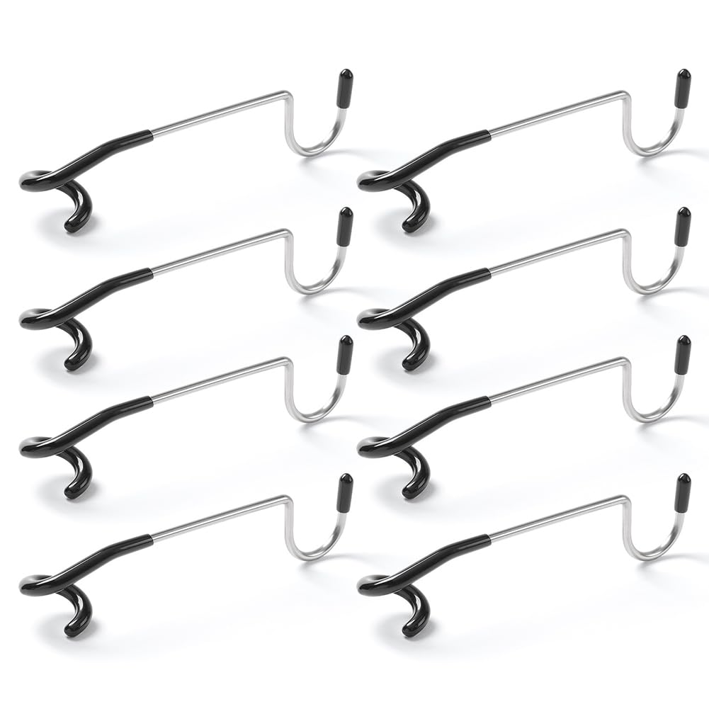8Pcs Stainless Steel Camping Lantern Hook Hangers Non-Slip Hunting Fishing Lantern Hanger Camping Light Pole Hook for Camping Hunting Fishing Hiking