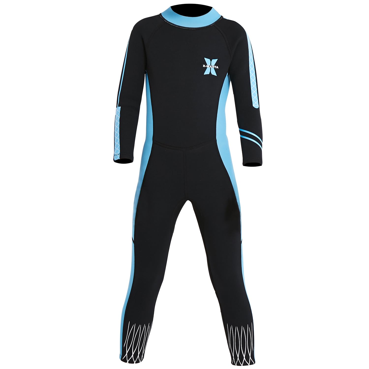 Traje de neopreno para niños y niñas, niños pequeños, manga larga, 2,5 mm, traje de baño térmico de neopreno, trajes húmedos completos en agua fría para natación, surf, buceo