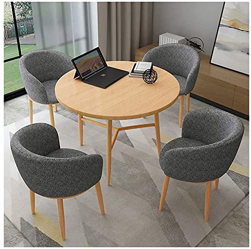Grey 70cm Office Table and Chair Set