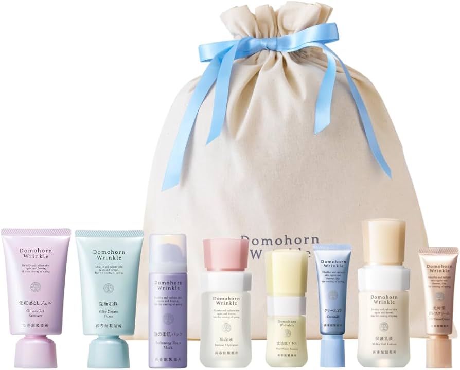 Amazon.co.jp: 【ギフト】ドモホルンリンクル 8点ハーフセット Amazon.co.jp: 【ギフト】ドモホルンリンクル 8点ハーフセット