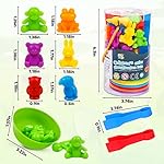 Counting-Animal-Matching-Games-Color-Sorting-Toys-with-Bowls-Preschool-Learning-Activities-for-Math-Educational-Sensory-Training-Montessori-STEM-Toy-Sets-Gift-for-Toddlers-Kids-Boys-Girls-Ages-3-4-5-6