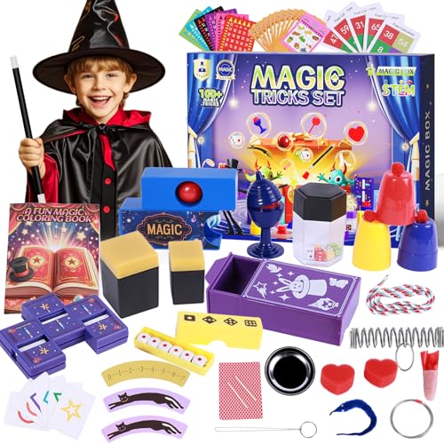 Magic Tricks Kit, 30 in 1 Magic Tricks Set for Kids Age 6 7 8 9 10 11 12,...
