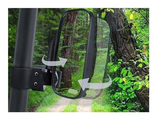 Espejo UTV retrovisor lateral con abrazadera estable para barra antivuelco 3