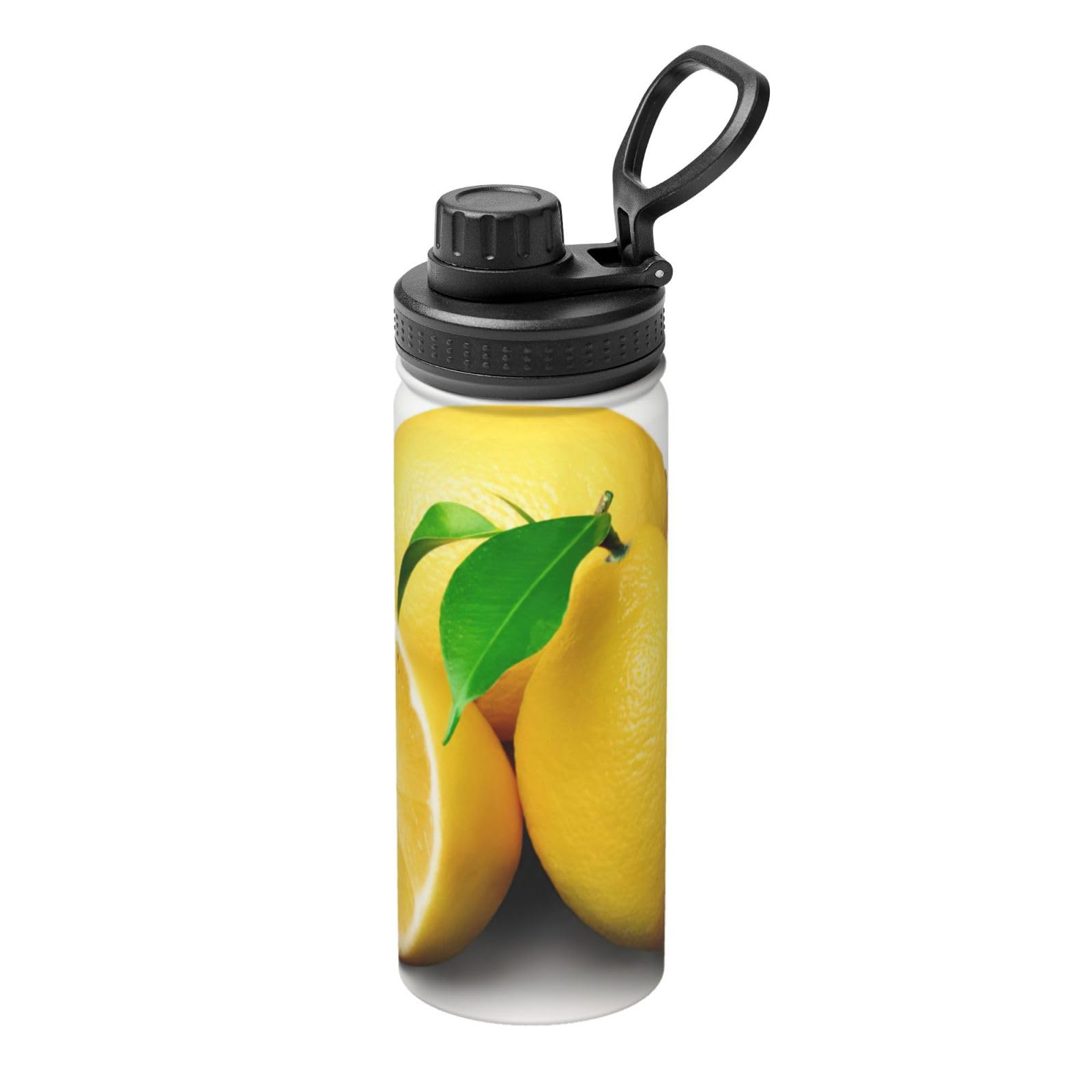 Kfjghhl Insulated Stainless Lemon Steel Water Bottle For Sport Gym Travel Leak Camping Hiking Hydration