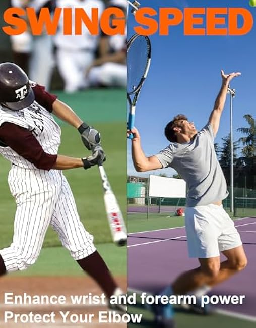 Fitarc Wrist Rotation Exerciser,Forearm Bar for Pronation/Supination,Pronator Muscle Rrainer Forearm Developer