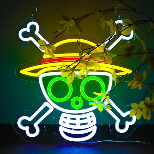 Anime Neon Sign for Wall Decor，LED Neon Lights for Bedroom、Man Cave，Birthday、Christmas Gifts for Boys