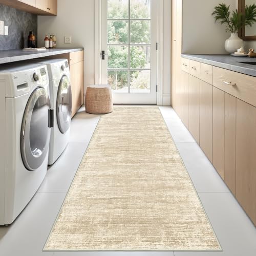 zesthome 2x8 Runner Rug, Washable Runner Rugs for Hallway, Stain Resistant Entryway Runners, Non Slip Kitchen Mats for Floor, Modern Abstract Soft Runner, Home Decor, Bedroom, Living Room