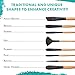 Princeton Catalyst, Series 6400, Long-Handle Synthetic Polytip Bristle Paint Brush, Flat, 2