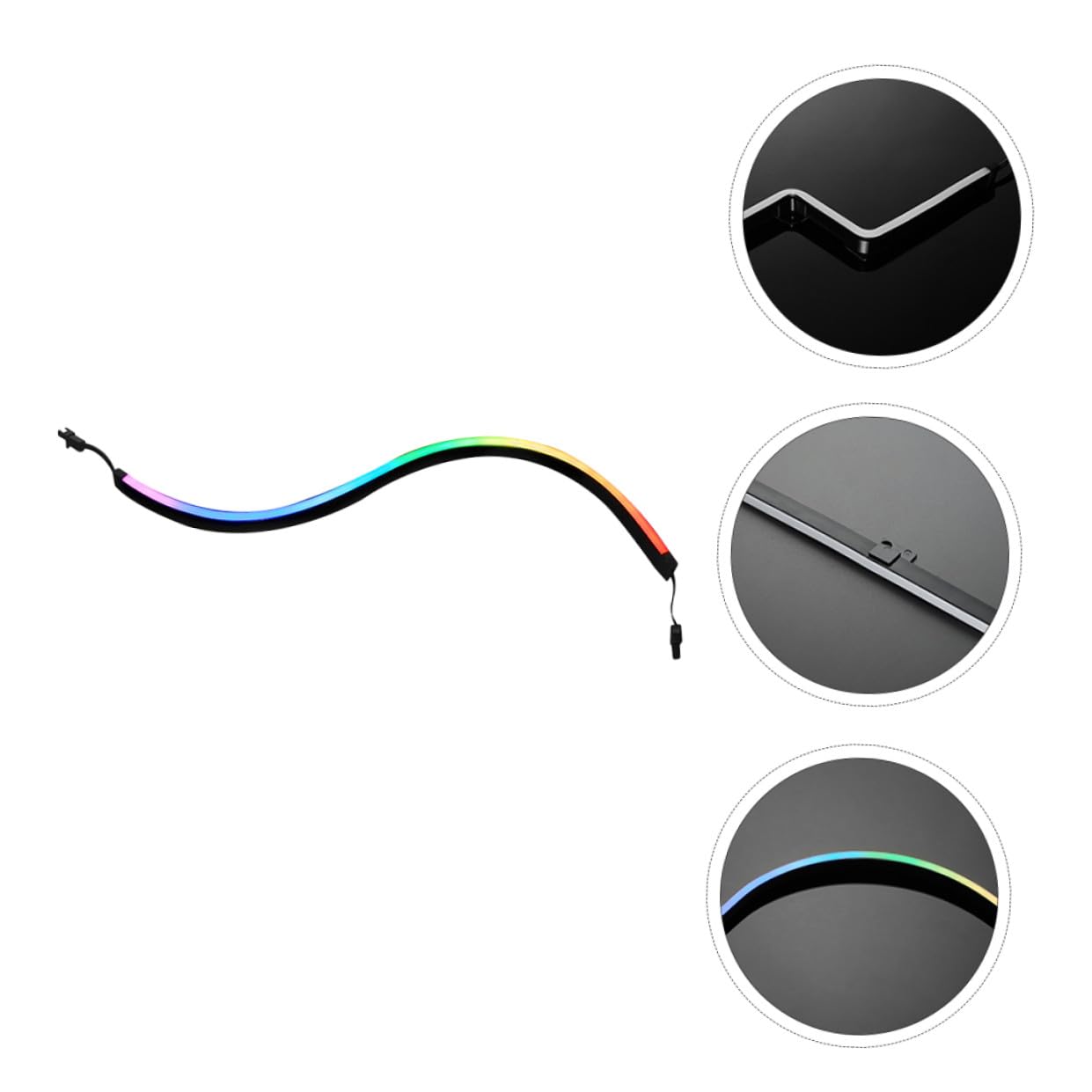 UKCOCO Barre Lumineuse LED Rvb 5v pour Boîtier Pc, Lot de 2, 400 Mm