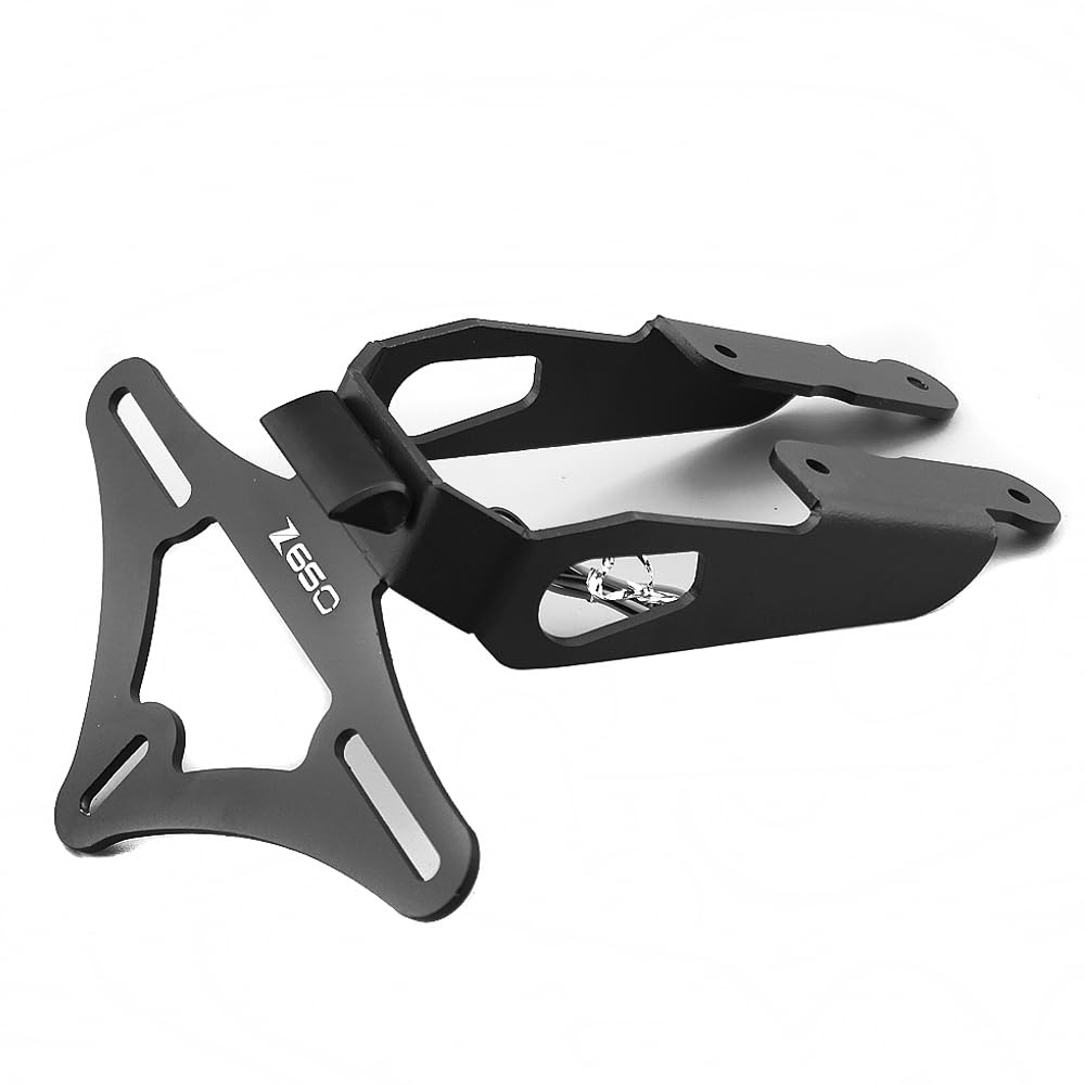 Staffa per Targa Compatibile con Z650 2018-2024, Eliminazione Parafango, Supporto per Targa, Paraspruzzi, Alette Anti-Fanghiglia, Protezione Paraurti, 2024 2023 2022 2021 2020 2019 2018