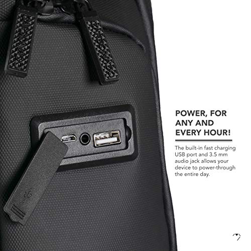 Image of Carbonado GT2 Polycarbonate Multi-Purpose Hard Shell Laptop Bag for sizes 14 to 17.3 Inches and for Gaming Laptops | 20 Ltrs Spacious Unisex Backpack