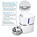 Automatic Cat Feeder, HoneyGuaridan Pet Feeder for Multiple Cats&Dog Food Dispenser with Splitter,Portion Control and Voice Recording Dual Power Apply Food Alarm