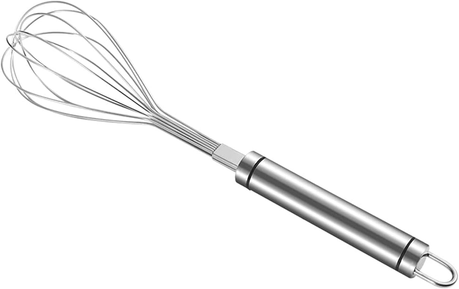 AIEIJJH Manual Stainless Steel Whisk Egg Beater, 11 Inch Hand Held Whipped Cream Stirring Mixer for Silky Smooth Eggs Sauces and Batters Kitchen Baking Tool, a