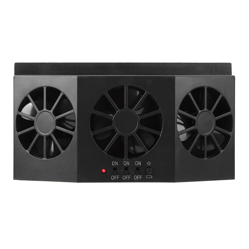 Ventilatore di Estrazione del Veicolo Ventilatore per Auto Ventilatore Solare per Auto Ventilatore per Auto a energia Solare Portatile Ventilatore di Ventilazione Ventilazione Ventilazione Auto