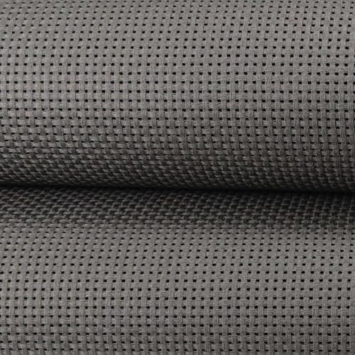 Image of 19 inch x 28 inch 11CT Counted Cotton Aida Cloth Cross Stitch Fabric (Dark Grey)
