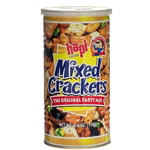 Hapi Mixed Crackers, 6-Ounce Tins (Pack of 4) Cover