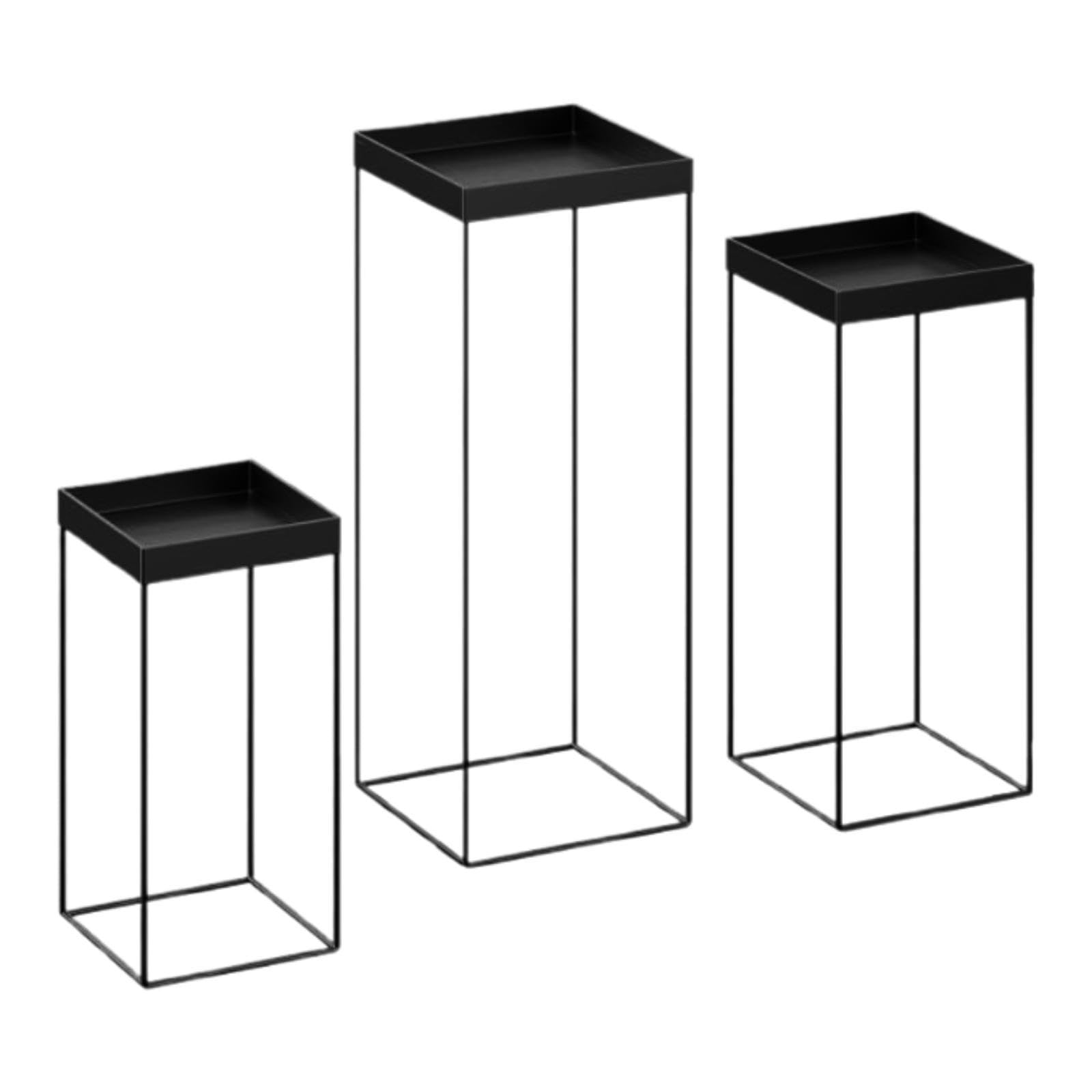 3 Soportes para Cupcakes, Bandeja para Servir Cupcakes, Expositor de Postres de Metal, Elevador de Cupcakes para Mesa, Cocina, Boda, Hogar, Cumpleaños, Negro, Individual