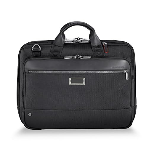 Briggs & Riley @ Work-Brief, Black, Medium