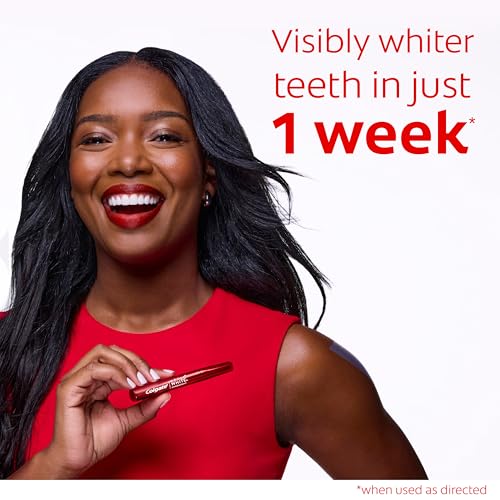 Colgate Optic White Overnight Teeth Whitening Pen, Teeth Stain Remover, Removes Years of Stains in Just 1 Week, Enamel Safe, Designed for No Tooth