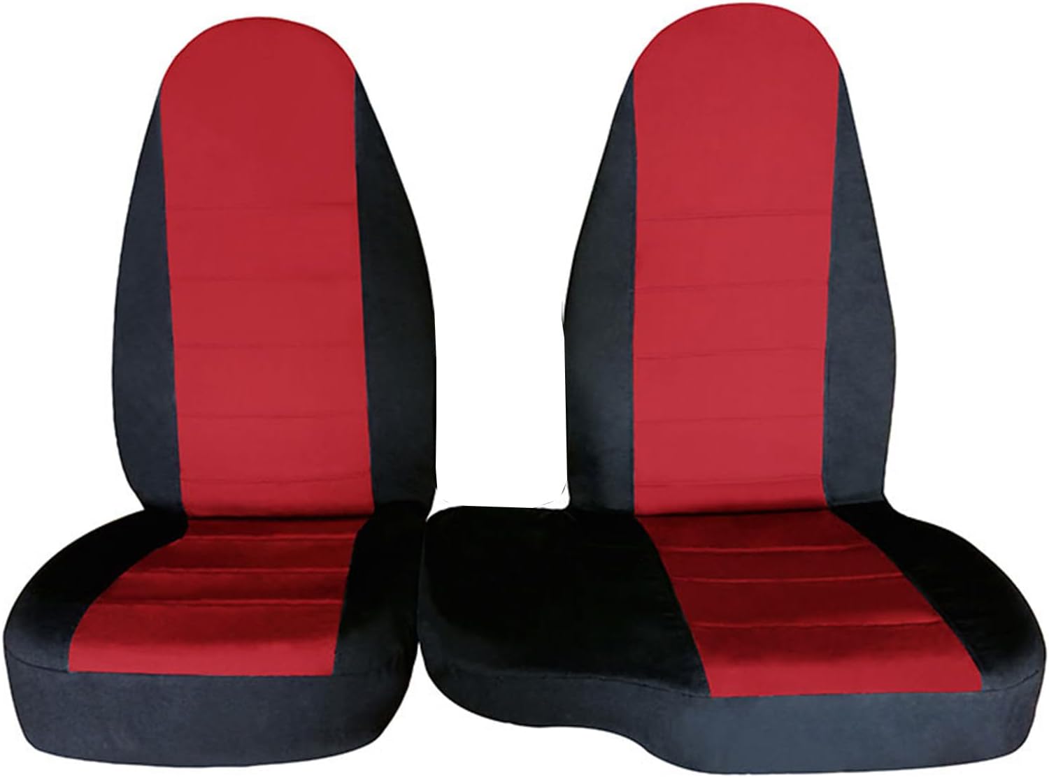 Seat Covers Cotton Without Console Fit for 1998 1999 2000 2001 2002 2003 Ford Ranger 60/40 Highback Truck (Black Deep Grey)
