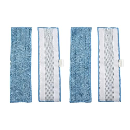 4 Piezas De Paños De Trapeador, Compatibles Con Polti, Compatibles Con Moppy, Paños De Trapeador, Piezas De Repuesto De Motor De Vapor De Microfibra Reutilizables Lavables