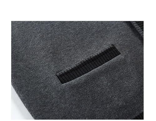 Mens Sweater Vest Button Up with Pockets Mens Sweater Vest Solid Knitted Sleeveless V-Neck Patchwork Soft Knitted Vest4