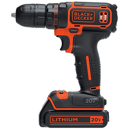 BLACK+DECKER 20V MAX Cordless Drill/Driver Kit with ‎Battery, Charger, and Double Ended Bit (BDCDD120C) - image 2